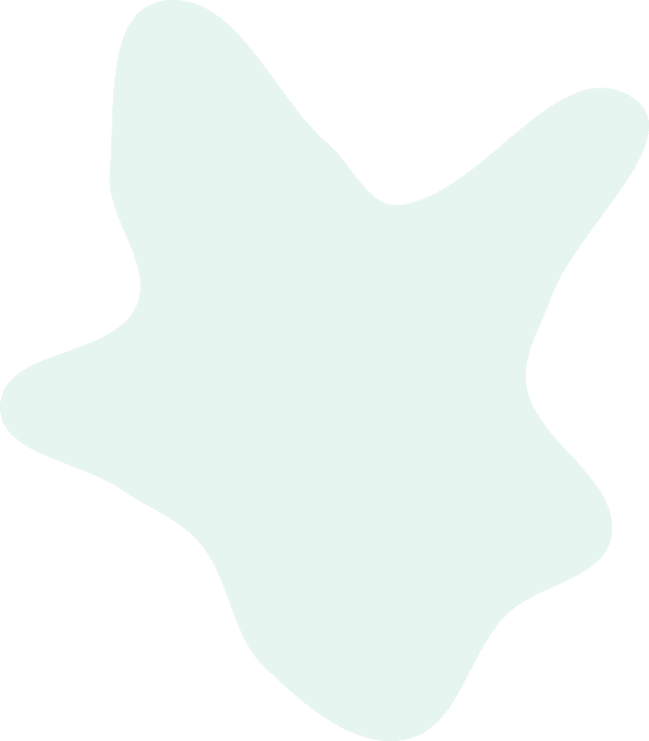 decorative green shape